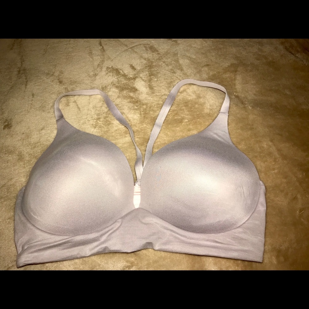 Victoria Secret Light Gray T-shirt Bra (34DD)